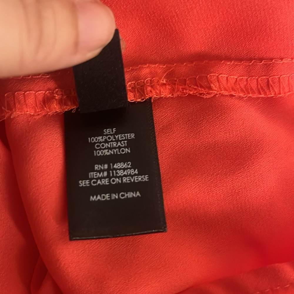 Torrid Orange Lace Accent Tank Top‎ Size 5X - Picture 5 of 6